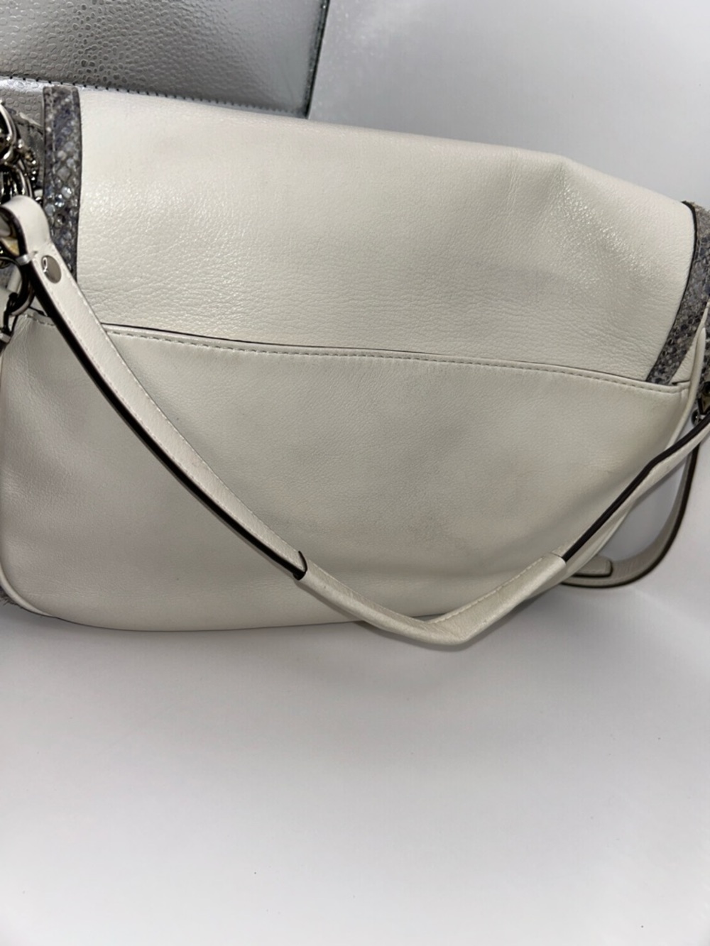 Coach Taylor Mixed Exotic Flap Shoulder Bag - Picture 5 of 12